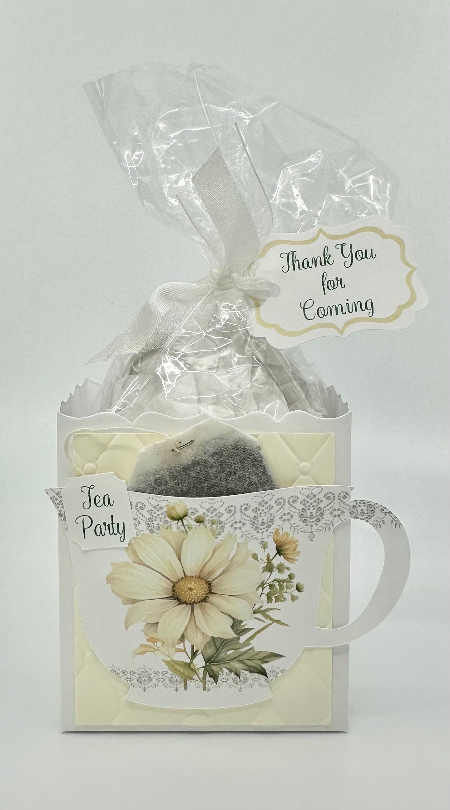 Smiling Daisy Tea Party Ensemble by The Paper Fascinator for Bridal Baby Showers Birthdays Wedding Special Corporate Event Planning