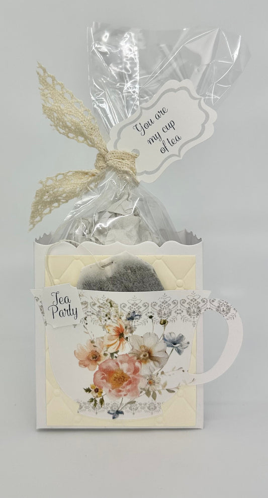 You are My Cup of Tea Beau-tea-ful tea party favor Bridal Baby Shower 80th Birthday Special Event