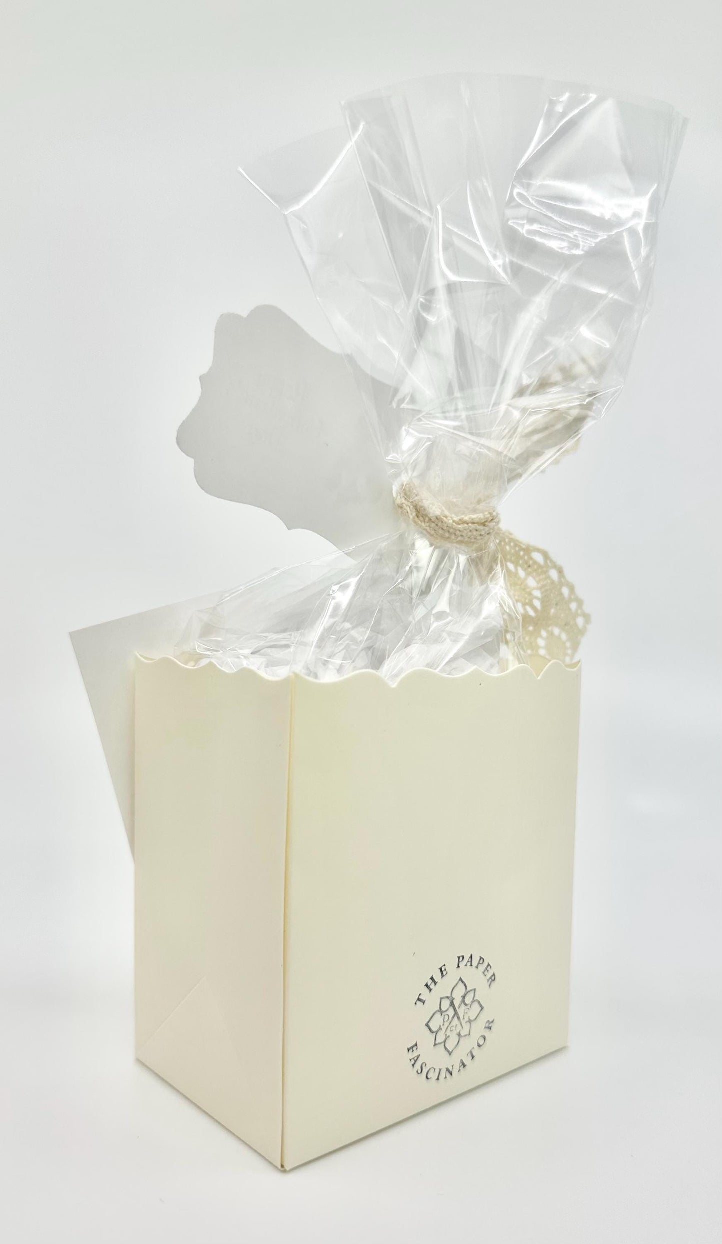 Tea Party Favor Box with Personalized Tag - Bridal, Baby Shower