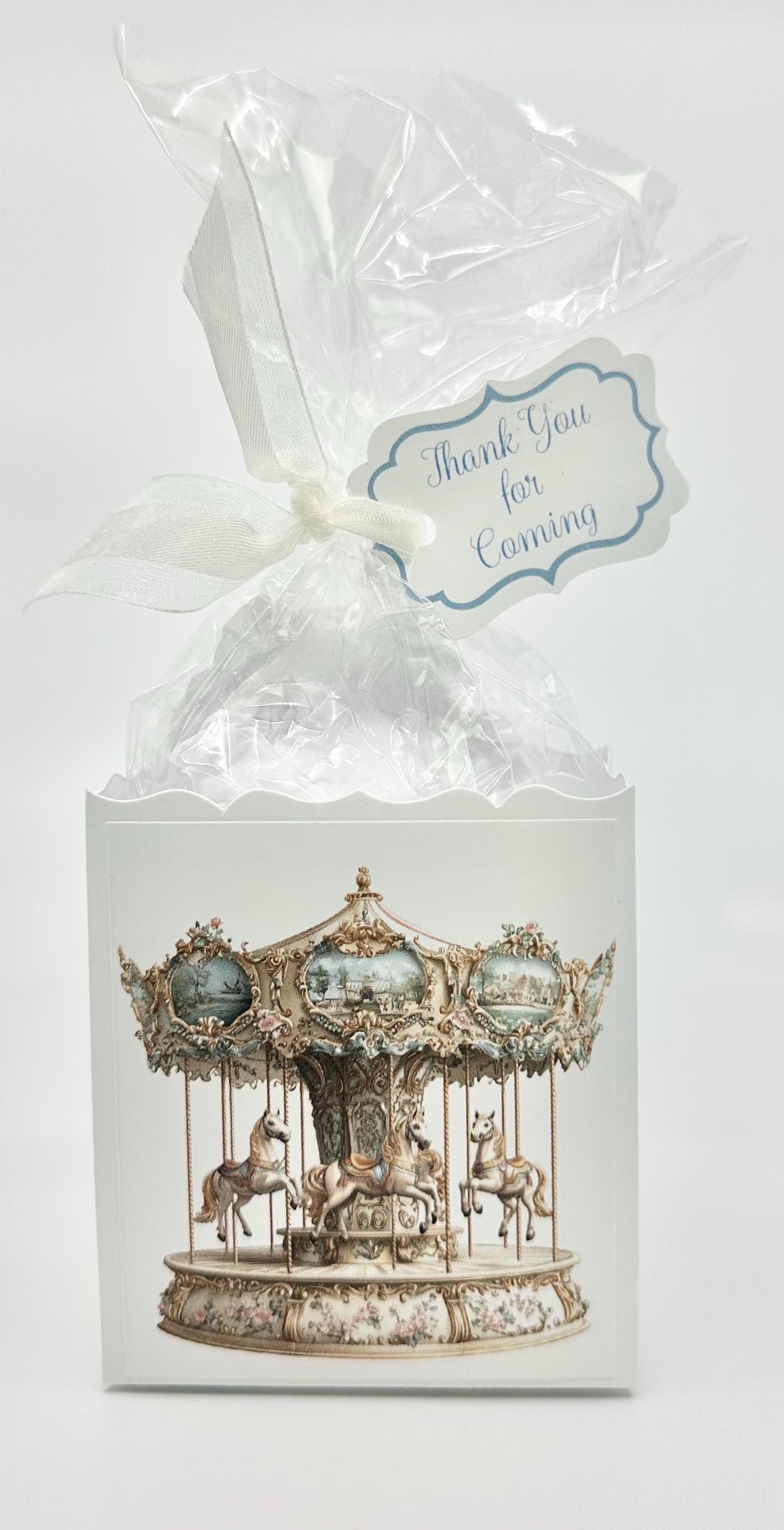 Circus Carnival Horse Carousel Party Favors Gift Box & Bag for Bridal Baby Shower Birthday Adult Child