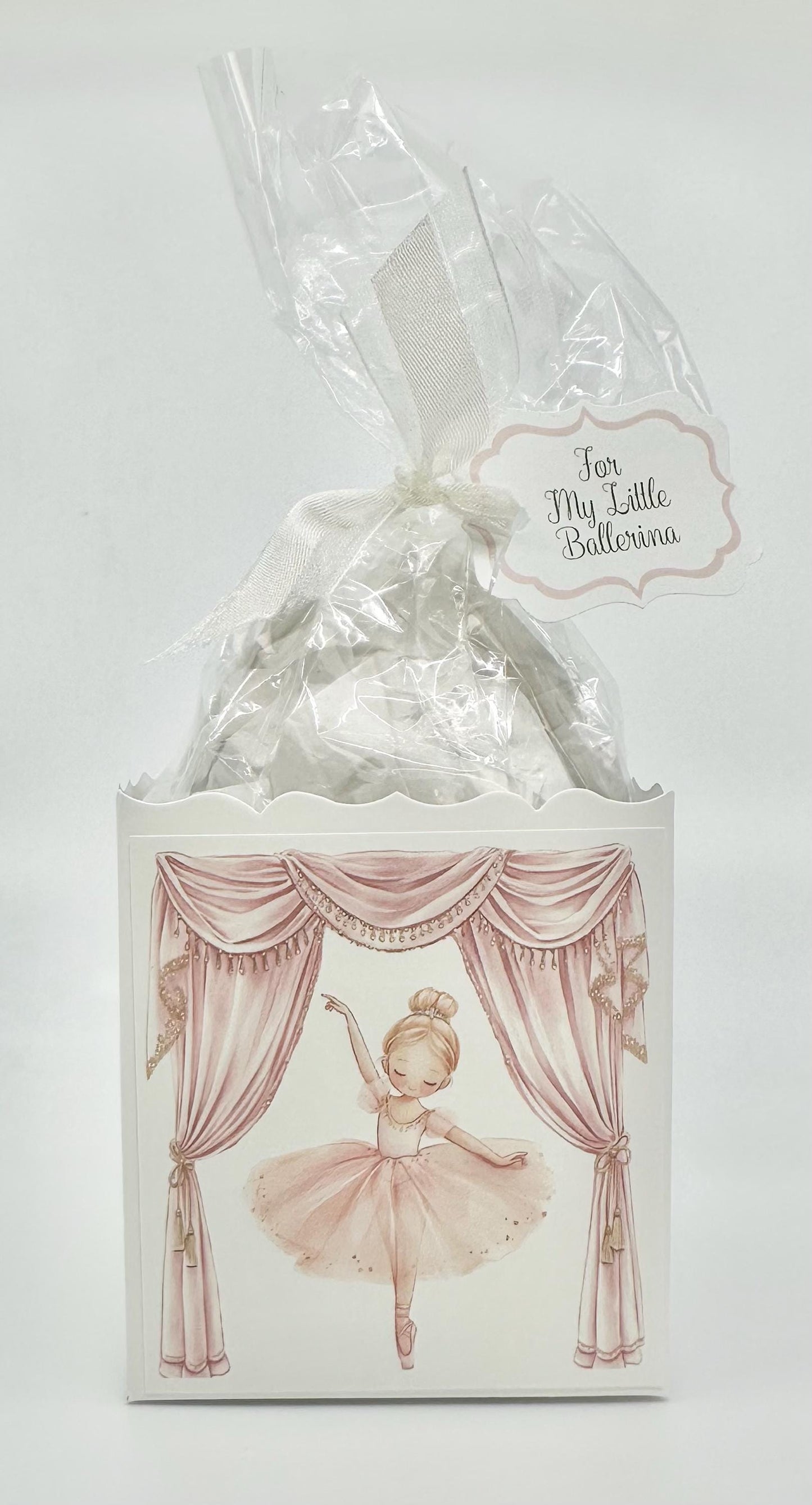 Little Pink Ballerinas party favors Gift Box & Bag for Bridal Baby Shower Birthday by the Paper Fascinator