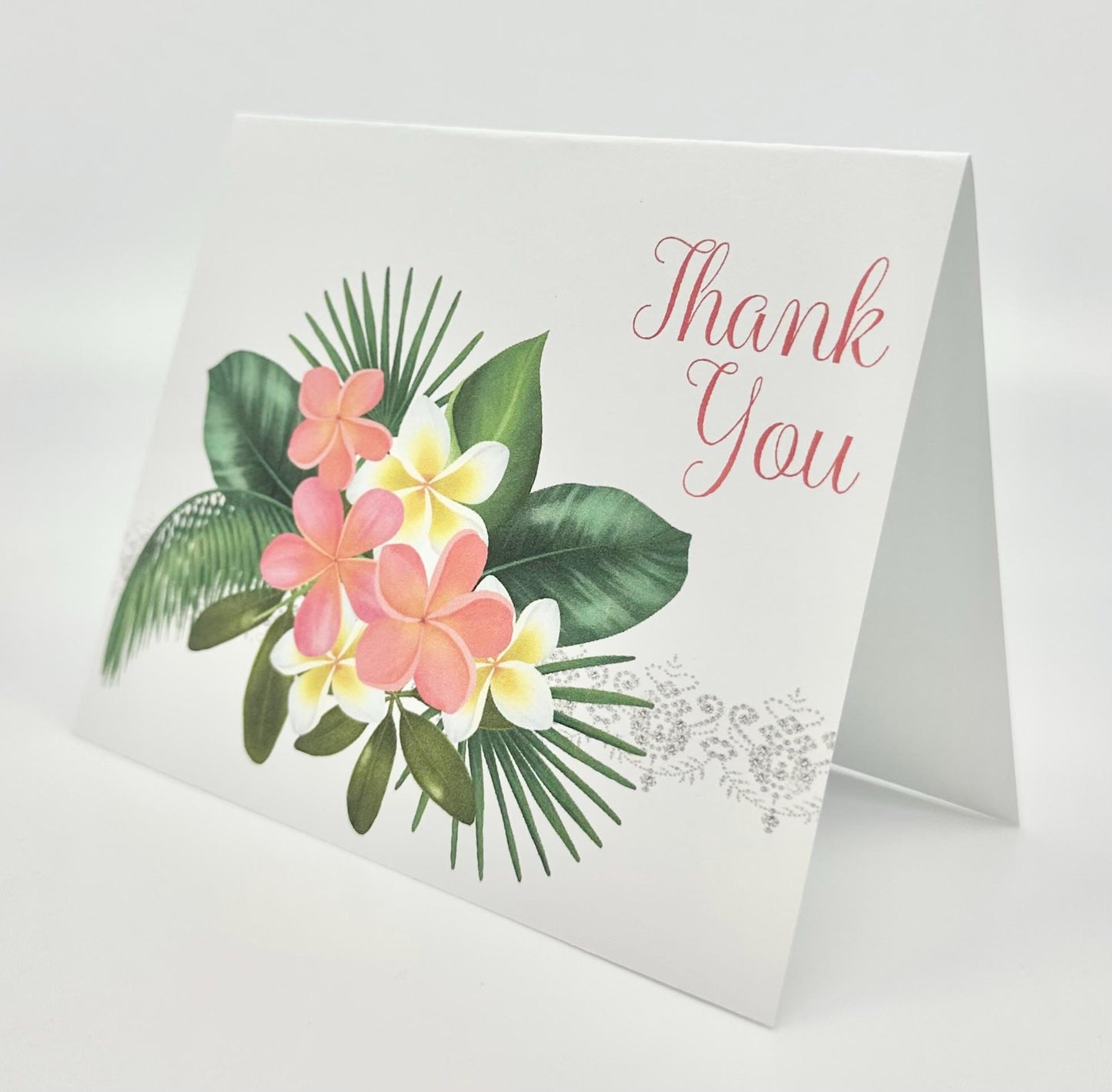 Digital Tropical Island Destination Thank You Cards Instant Download