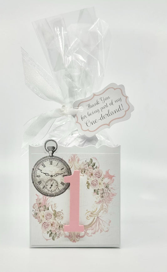 One-derland Party Favor Gift Box & Bag for Birthday or special event
