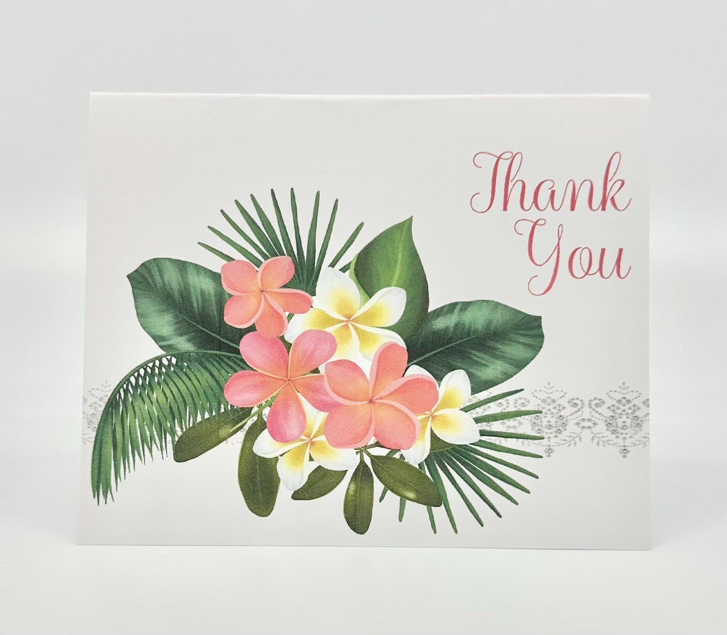 Digital Tropical Island Destination Thank You Cards Instant Download