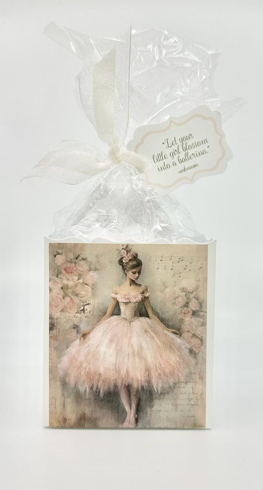 Romantic Ballet Ballerina Tea Party Favors Gift Boxes by Paper Fascinator for Bridal Baby Shower Birthday Special Event Table Decor