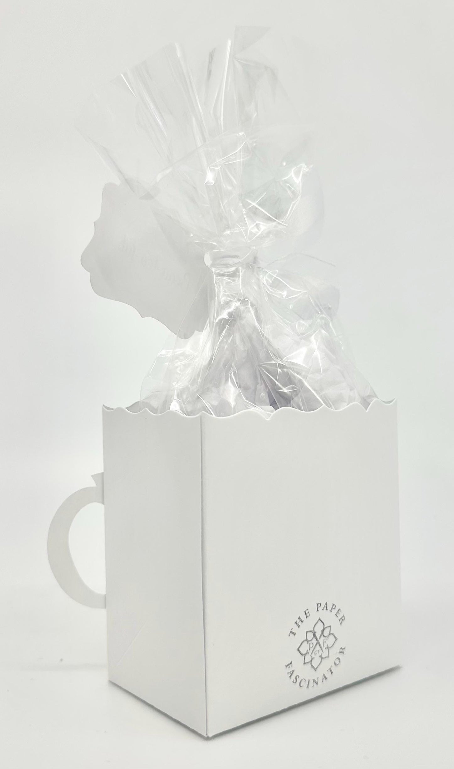 Floral Tea Party Favor Box: Sage Green, Blush & Cream