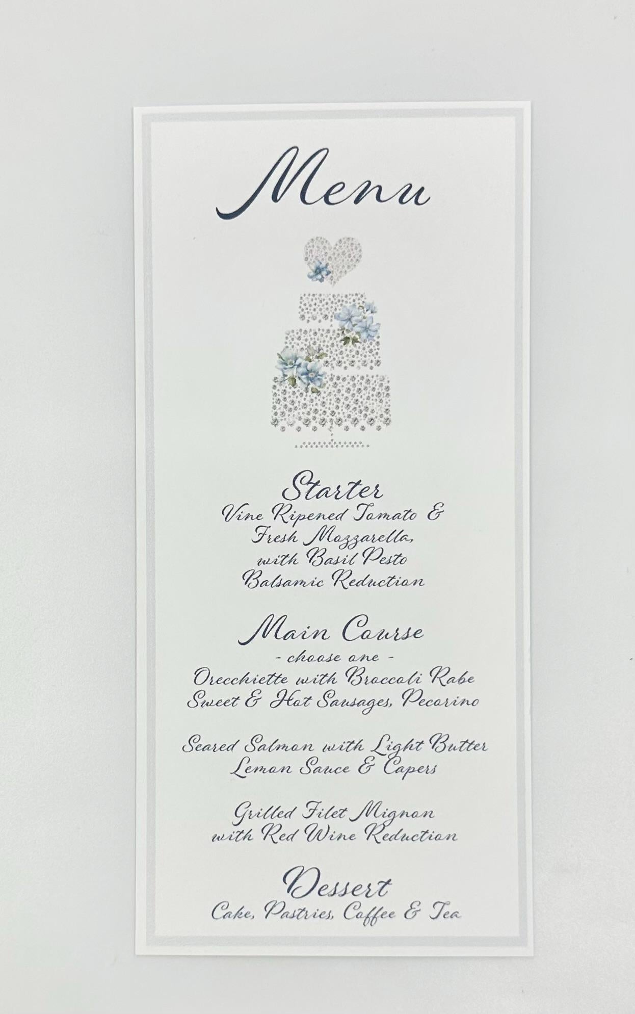 Blue Castle Tea Party Ensemble: Bridal Shower Kit