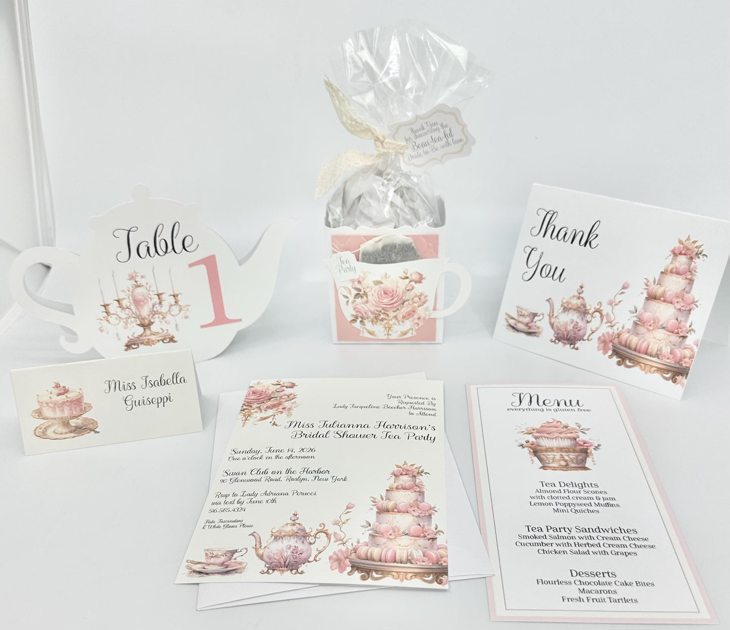 Bridal Shower Invitation Rococo European