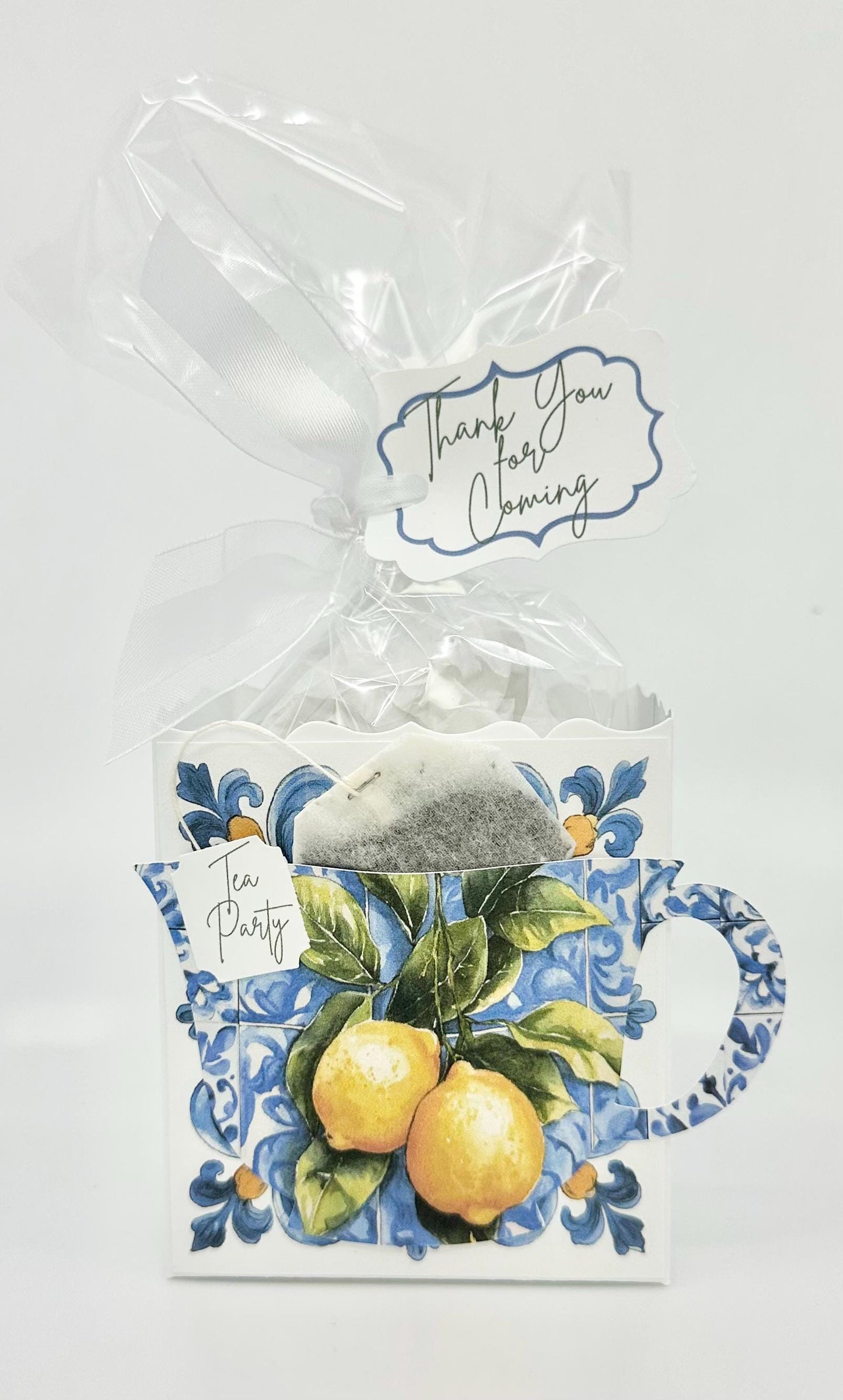 Amalfi Lemon Tea Party Kit: Bridal Shower, Birthday Ensemble