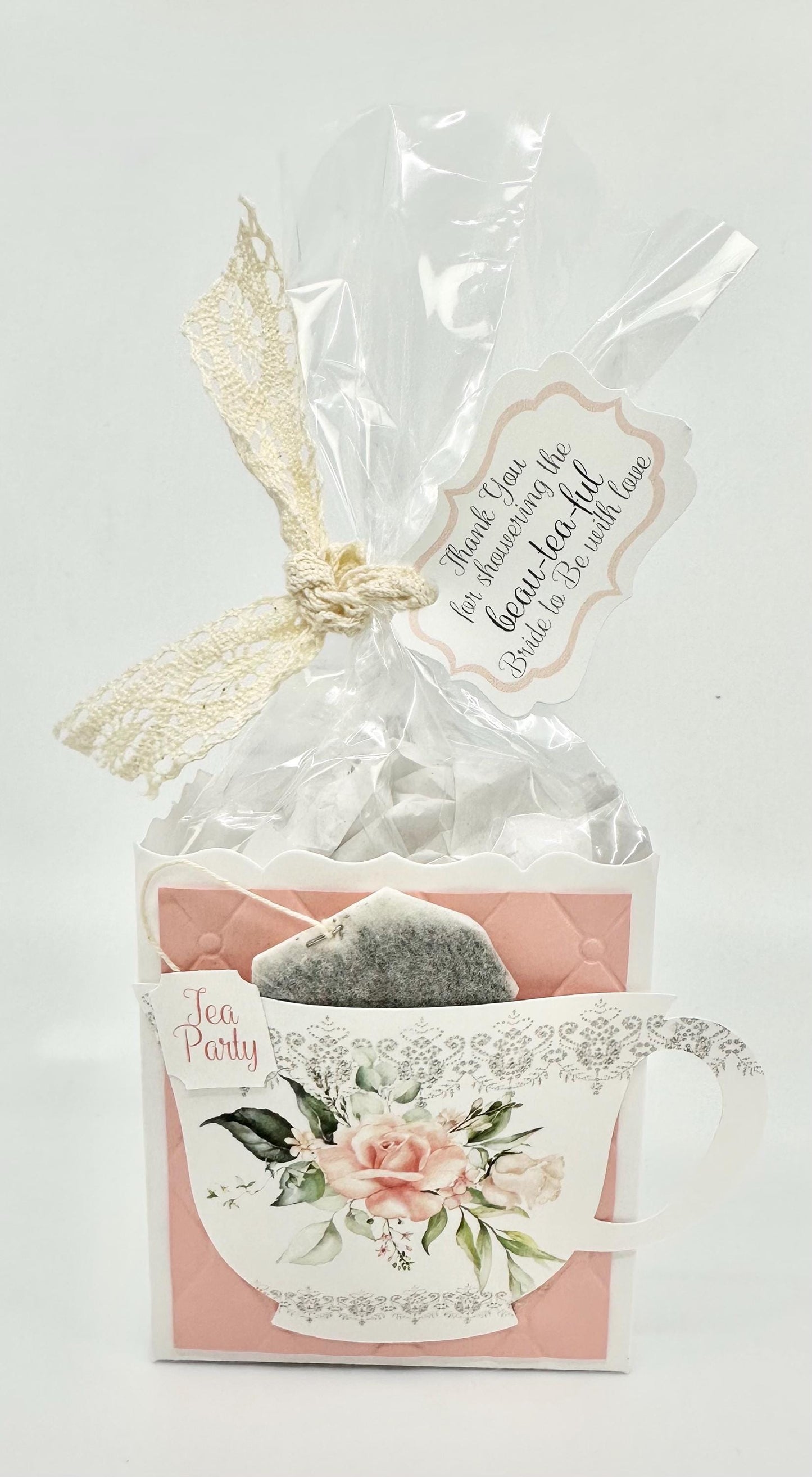 Pink Rose Bouquet Ensemble Bridal Shower Tea Party Pack Kit