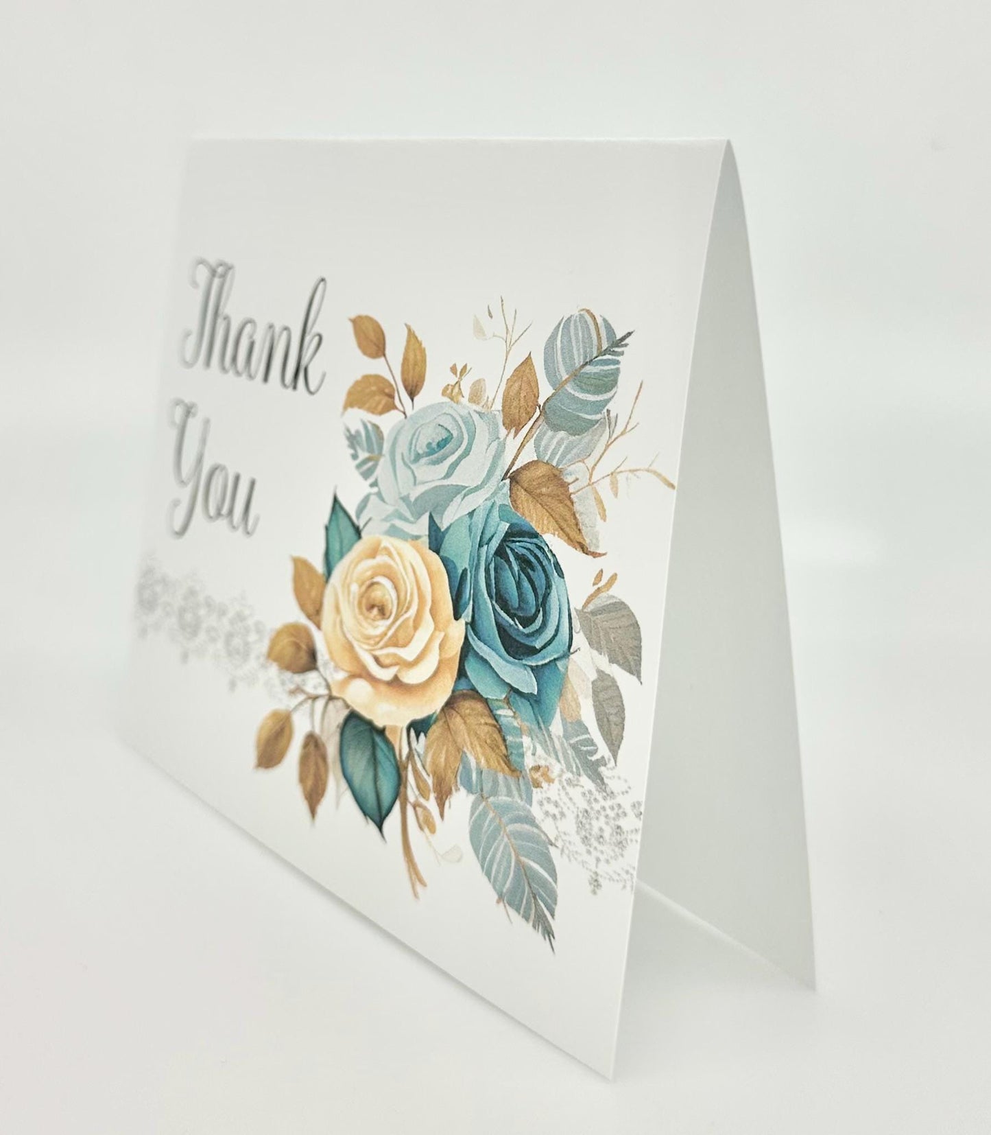 Digital Blueberry Thank You Note Cards by The Paper Fascinator
