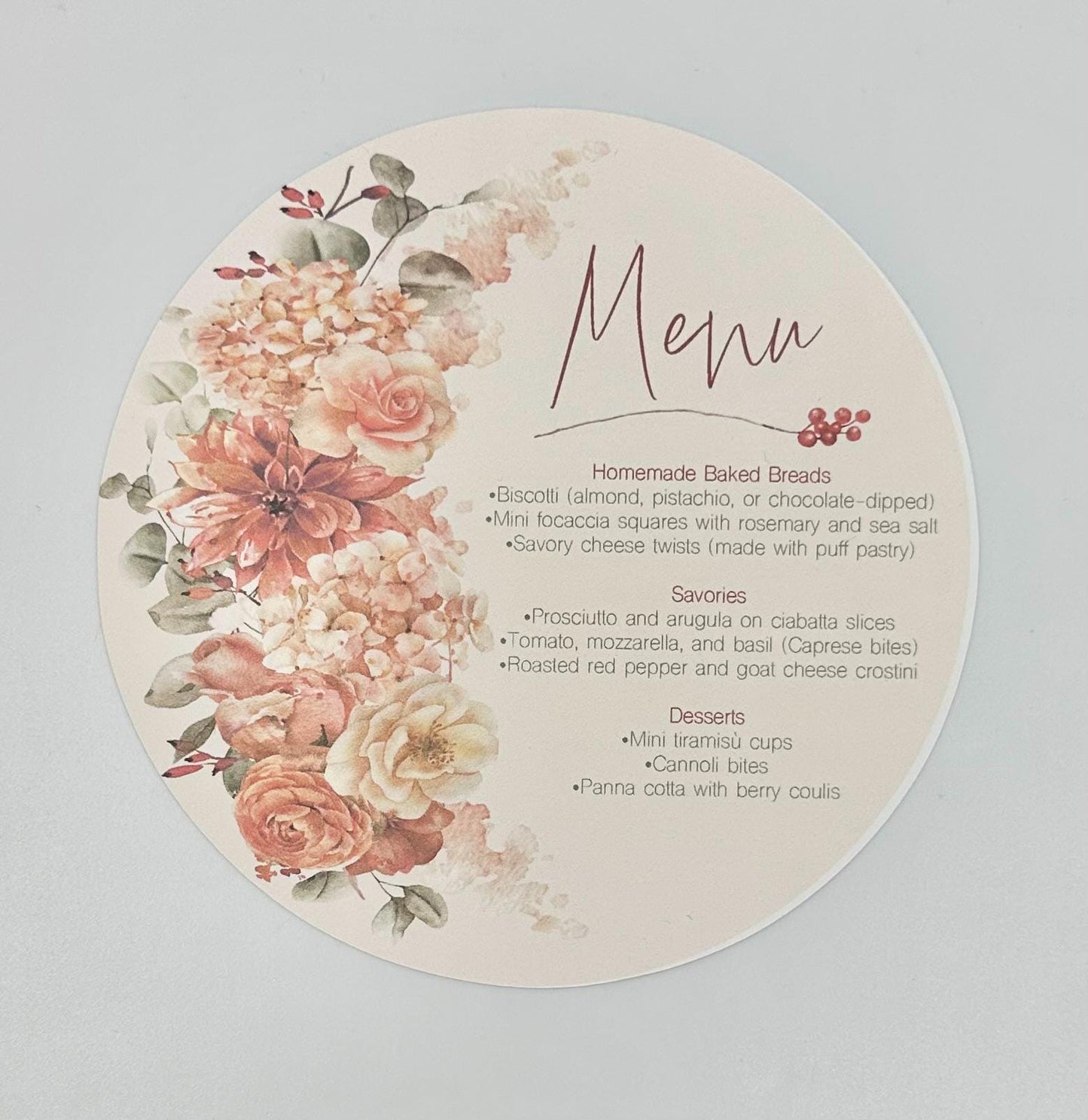 Terracotta Floral Tea Party Invitation: Bridal Shower, Birthday, Wedding