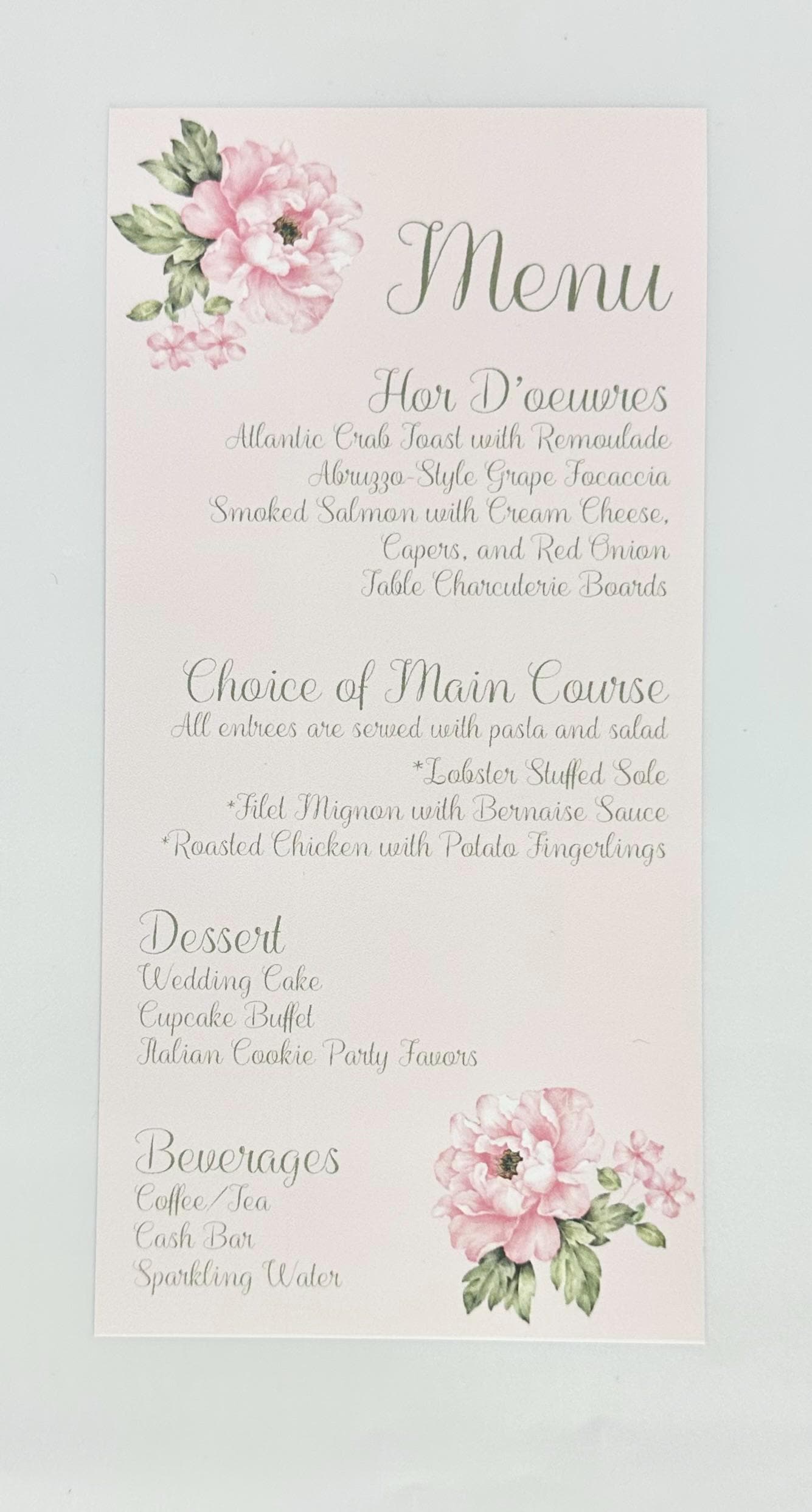 Wedding Invitation Editable Digital Pink Peony by The Paper Fascinator
