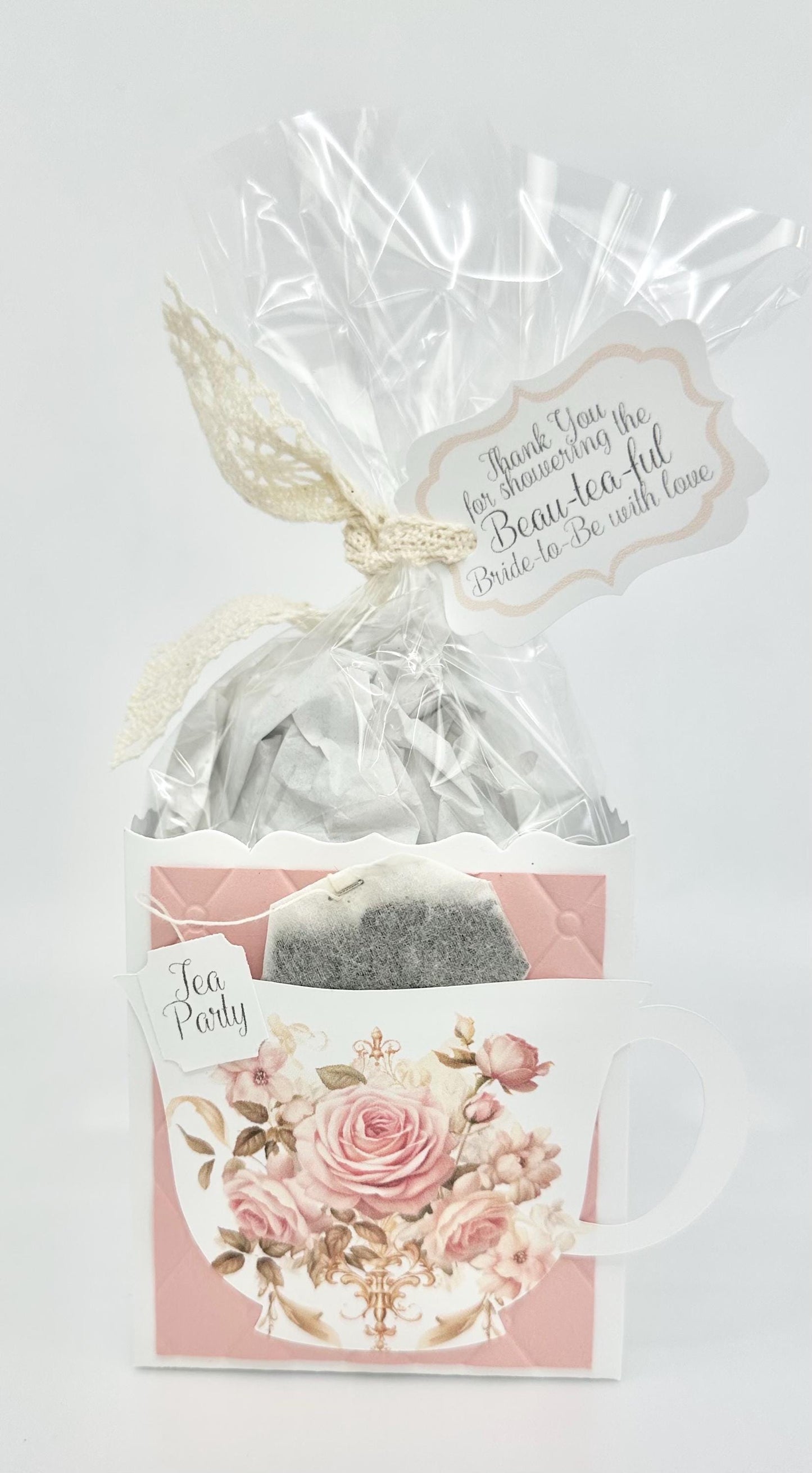 Rococo Bridal Shower Tea Party Favor